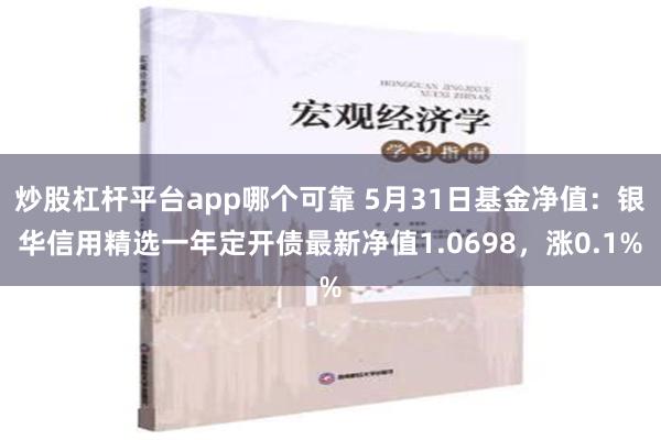 炒股杠杆平台app哪个可靠 5月31日基金净值：银华信用精选一年定开债最新净值1.0698，涨0.1%