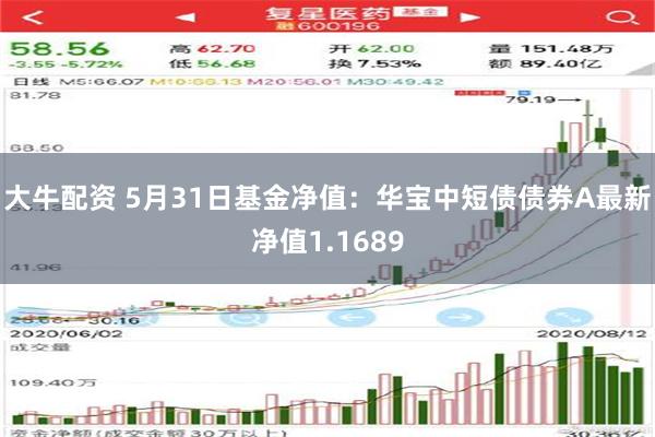 大牛配资 5月31日基金净值：华宝中短债债券A最新净值1.1689