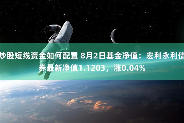 炒股短线资金如何配置 8月2日基金净值：宏利永利债券最新净值1.1203，涨0.04%