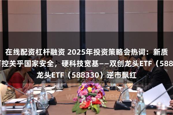 在线配资杠杆融资 2025年投资策略会热词：新质生产力！自主可控关乎国家安全，硬科技宽基——双创龙头ETF（588330）逆市飘红