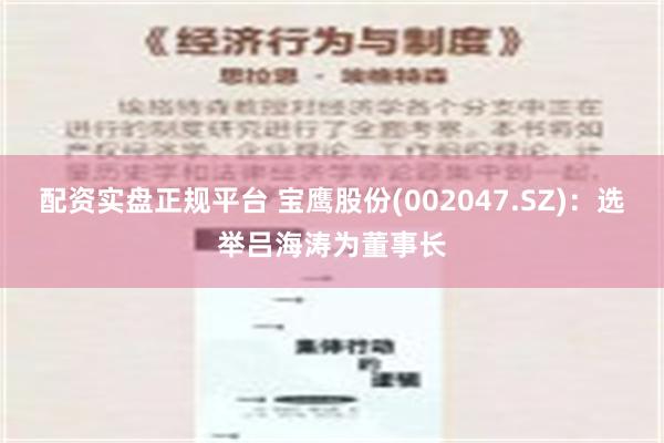 配资实盘正规平台 宝鹰股份(002047.SZ)：选举吕海涛为董事长